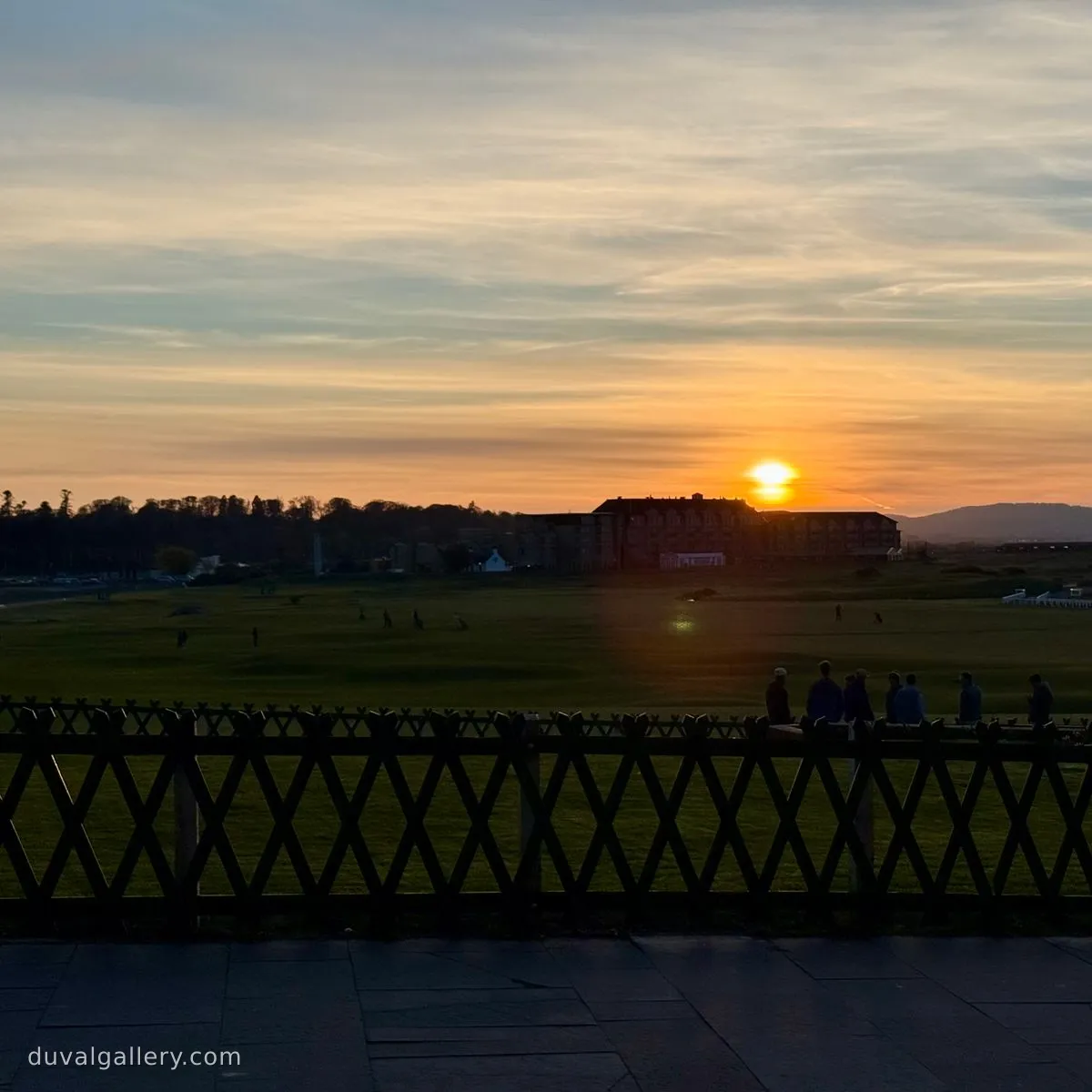 The sun sets on another amazing golf trip to St Andrews