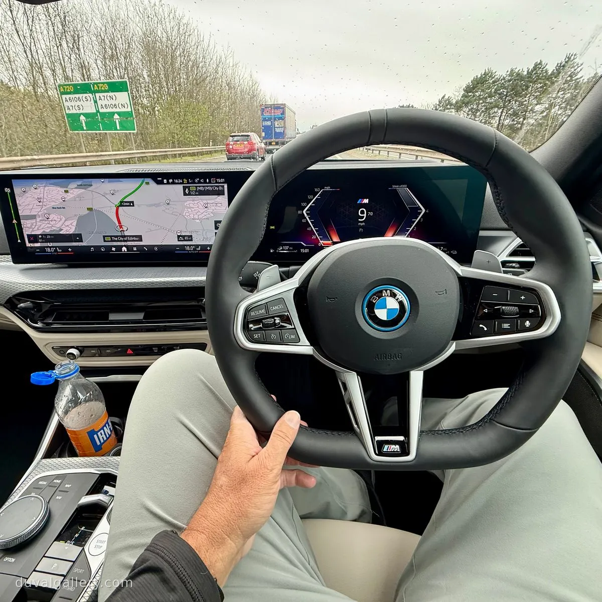Driving on the left is still awkward